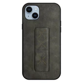 iPhone 14 Plus Kılıf Hialus Stant Tutuculu Deri Kapak - 2