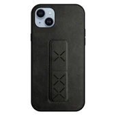 iPhone 14 Plus Kılıf Hialus Stant Tutuculu Deri Kapak - 10