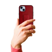 iPhone 14 Plus Kılıf Hialus Stant Tutuculu Deri Kapak - 7