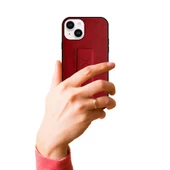 iPhone 14 Kılıf Hialus Stant Tutuculu Deri Kapak - 7