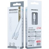 Dramex D16LK Lightning Data/şarj Kablosu 1.6A 1mt Beyaz - 5