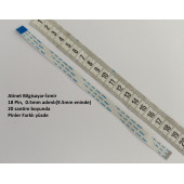 Awm 20624 80C 60V Vw-1 Flex kablo  18 Pin, 20 santim Ters Flex 18-0.5-20B - 2