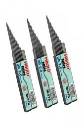 2.0 Mm Kalın Uçlu Versatil Kalem Kırmızı Renk 1 Adet ve 2.0 Mm Kalın Uç Siyah 3 Adet Kalın Uçlu Mekanik Kalem - 3