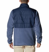Columbia Basin Butte Fleece Full Zip Dağ Mavisi Erkek Polar AE0241-479 thumbnail 2