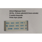 Asus P2530MA P553MA R515MA  R515SA X453MA X453SA X503MA X503SA X553MA X553SA IO USB SES Flex Kablosu 24-0.5-3A thumbnail 1