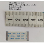 Asus P2530MA P553MA R515MA  R515SA X453MA X453SA X503MA X503SA X553MA X553SA IO USB SES Flex Kablosu 24-0.5-3A thumbnail 2