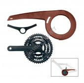 Hsgl Bisiklet Aynakol MTB 48x38x28T ve Zincir Muhafaza Kahverengi Bisiklet aksesuar - 1