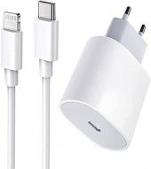 Iphone 12 Pro-Max Uyumlu 20W Şarj Adaptörü+Şarj Kablosu - 1