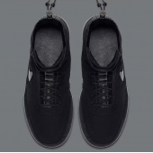 Nike siyah Air Force 1 Shell - 3