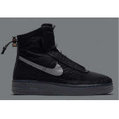 Nike siyah Air Force 1 Shell - 5