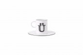 Porland Harf (Ü) Tabaklı Kahve Fincanı 85 Cc 04A+P021913 - 1