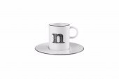 Porland Harf (N) Tabaklı Kahve Fincanı 85 Cc 04A+P021904 - 1