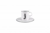 Porland Harf (J) Tabaklı Kahve Fincanı 85 Cc 04A+P021900 - 1