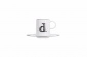 Porland Harf (D) Tabaklı Kahve Fincanı 85 Cc 04A+P021893 - 2