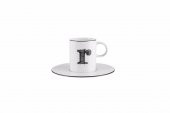 Porland Harf (R) Tabaklı Kahve Fincanı 85 Cc 04A+P021908 - 1