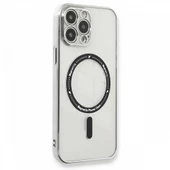 iPhone 12 Pro Max Kılıf Magsafe Özellikli Gold Seri Lazer Silikon Kapak thumbnail 5