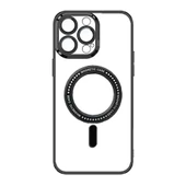 iPhone 13 Pro Kılıf Magsafe Özellikli Gold Seri Lazer Silikon Kapak - 11