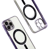 iPhone 14 Pro Max Kılıf Magsafe Özellikli Gold Seri Lazer Silikon Kapak - 4