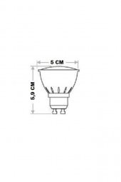 Ct-4240 5 Watt Gu10 Duylu Led Ampul Günışığı 5 Adet - 2
