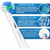 Oral-B Için Yedek Diş Fırçası, Oral B Braun Elektrikli Diş Fırçası Ve Şarjlı Diş Fırçası 8 Adet Başlık - 3