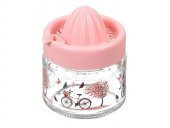 Bisiklet desenli cam limonluk - limon sıkacağı 300 cc - 1