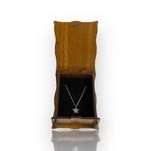 Renkli Taşlı Yıldız Altın Kolye thumbnail 2