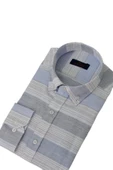 Erkek Silim Fit Pano Çizgili Gömlek BGL-ST03097 - 10