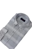 Erkek Silim Fit Pano Çizgili Gömlek BGL-ST03098 thumbnail 9