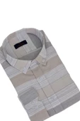 Erkek Silim Fit Pano Çizgili Gömlek BGL-ST03097 - 6