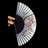 Japon Bambu Kumaş Yelpaze Çanta Boy Stant Hediyeli No.71 - 2