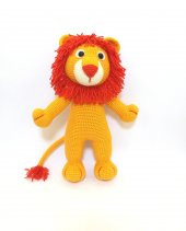 Sevimli Aslan Amigurumi Organik Oyuncak - 1