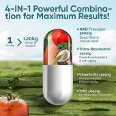 Solodate NAD + Resveratrol 60 Kapsül - 2