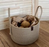 Patates & Soğan Sepeti 100 Doğal, Hasır Sepet - 1
