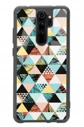 Spoyi Xiaomi Redmi Note 8 Pro Retro Duvar Kağıdı Tasarımlı Glossy Telefon Kılıfı - 1