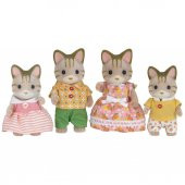 Sylvanian Families Çizgili Kedi Ailesi 5180,Çizgili Kediler Pet House Oyun Seti - 1