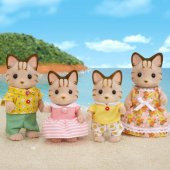 Sylvanian Families Çizgili Kedi Ailesi 5180,Çizgili Kediler Pet House Oyun Seti - 3