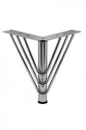 Mobilya Ayağı Telli 12 Cm Krom - 1