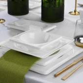 Schafer Blanc Bone Yemek Takımı 60 Parça-Beyaz - 8