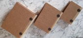 Hobi Adn 90203 Kitap Kutu 3'LÜ Set Ahşap MDF HAM Ankara Siteler Ürünü El Yapım - 1