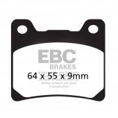 EBC FA088V YAMAHA XJR1300 98-01, VMAX12, XV100 VIRAGO YARI ARKA SINTER FREN BALATA - 1