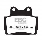 EBC FA104 YAMAHA FZ/FZR400, FZS600 FAZER 98-03, XJ600 92-03 ARKA FREN BALATASI - 1