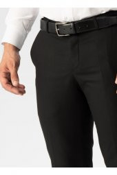 Normal Bel Normal Paça Regular Fit Siyah Erkek Pantolon Pn1014100169 - 4