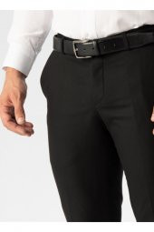 Normal Bel Normal Paça Regular Fit Siyah Erkek Pantolon Pn2024000018 - 4
