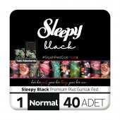 Sleepy Black Premium Plus Günlük Ped Normal 40x3 120 Adet Ped - 1