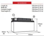 BS BATTERY BB5L-B (DRY) Motosiklet Aküsü thumbnail 2