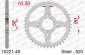 AFAM KTM DUKE 125 11-13 ÇELİK ARKA DİŞLİ #520 10221-45 - 1