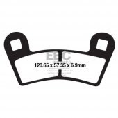 EBC FA657TT POLARIS RZR900/RZR1000 15-19 OFFROAD ÖN FREN BALATASI - 1