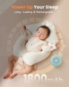 Dreamegg Beyaz Gürültü Makinesi - 21 Rahatlatıcı Ses - Nane Yeşili - 3