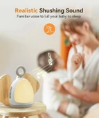 Dreamegg Beyaz Gürültü Makinesi - 8 Rahatlatıcı Ses - Gri - 3