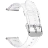 Gpack Haylou GS LS09A Kordon Metal Tokalı Şeffaf Silikon KRD 13 - 1